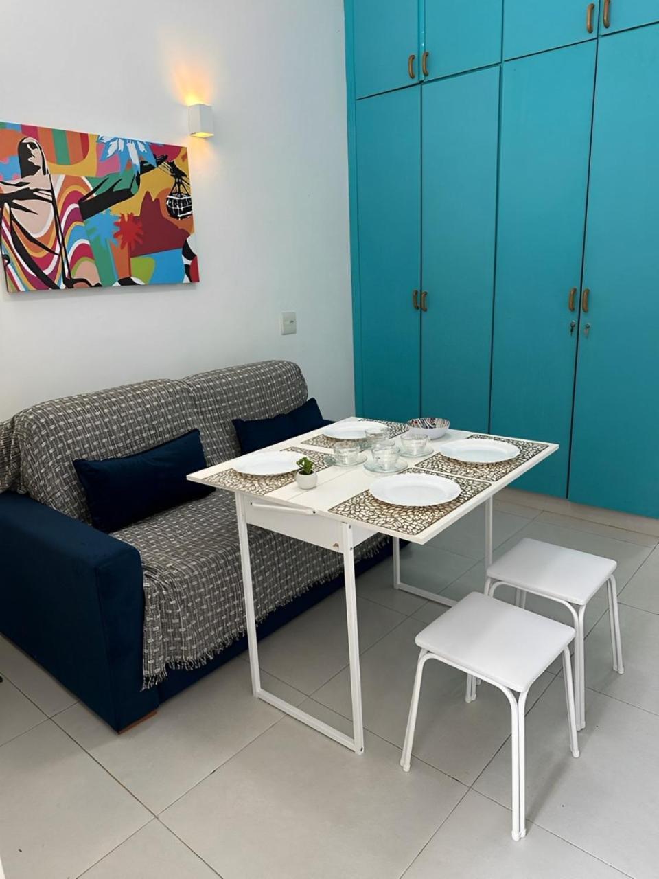 Confortavel Estudio Com Linda Vista Do Mar 리오데자네이루 외부 사진
